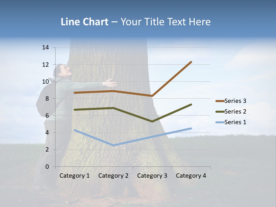 Lifestyle Sustainable Grass PowerPoint Template