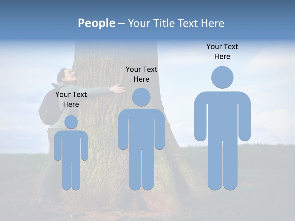 Lifestyle Sustainable Grass PowerPoint Template