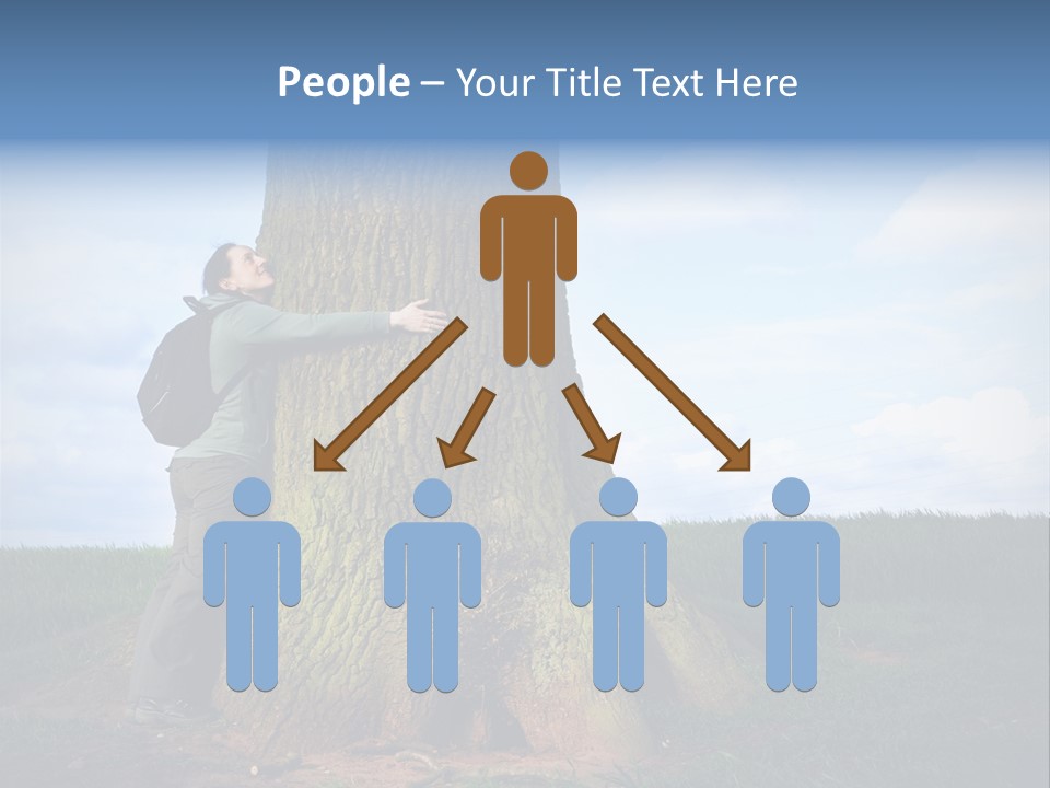 Lifestyle Sustainable Grass PowerPoint Template