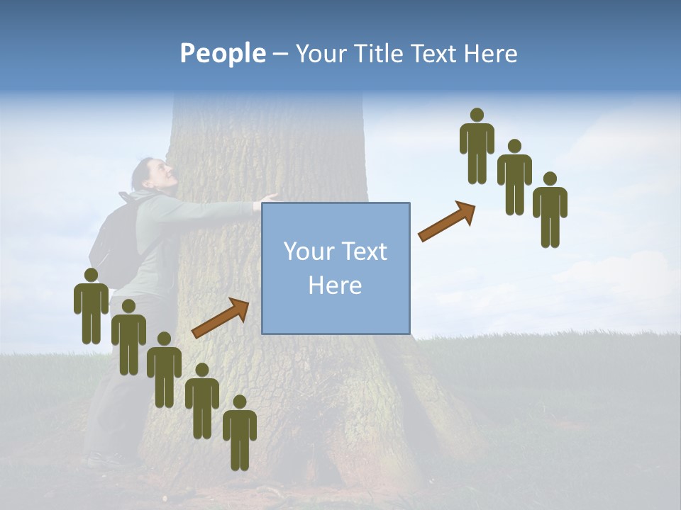 Lifestyle Sustainable Grass PowerPoint Template