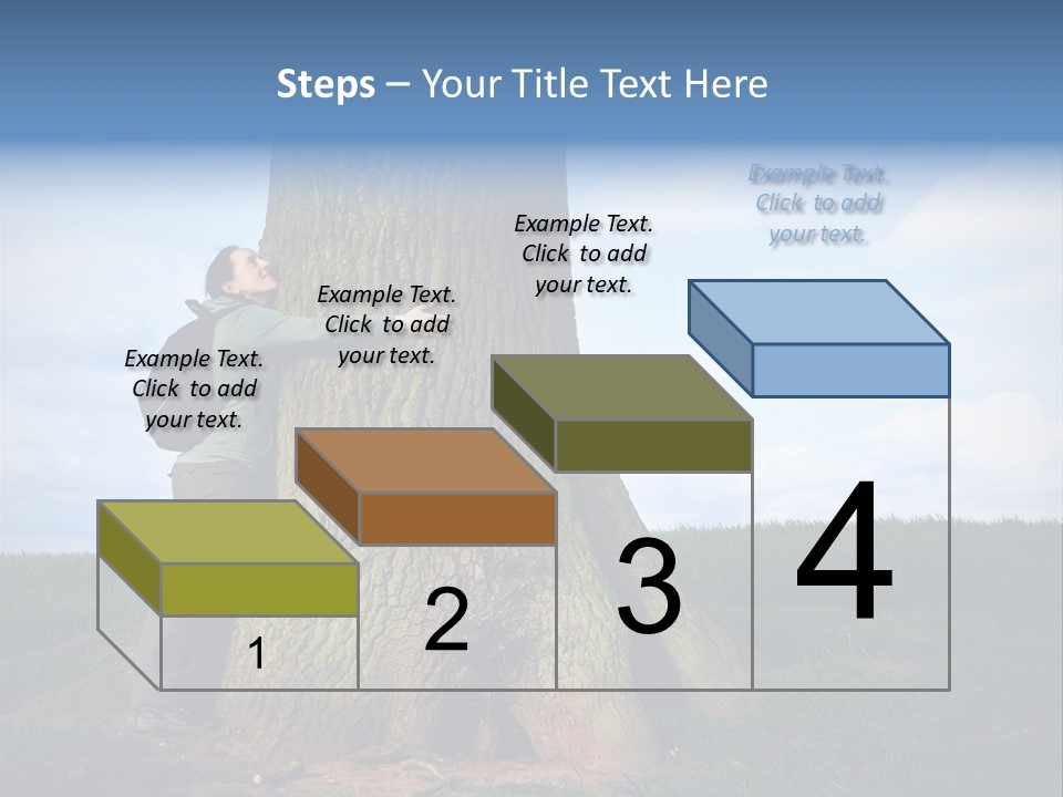 Lifestyle Sustainable Grass PowerPoint Template