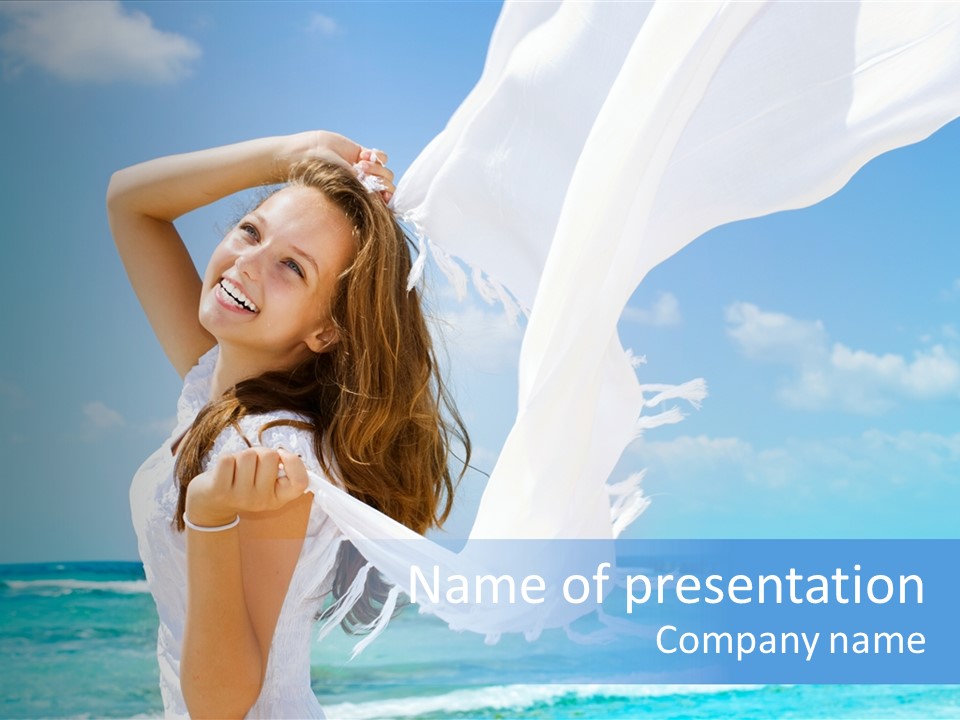 Wings Model Resort PowerPoint Template