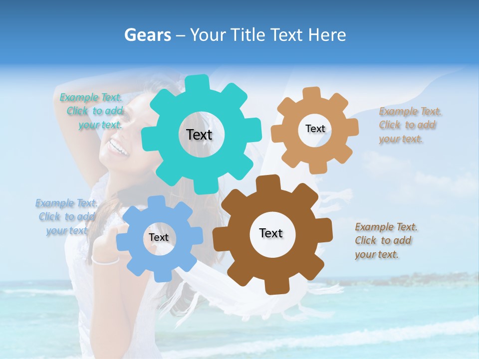 Wings Model Resort PowerPoint Template