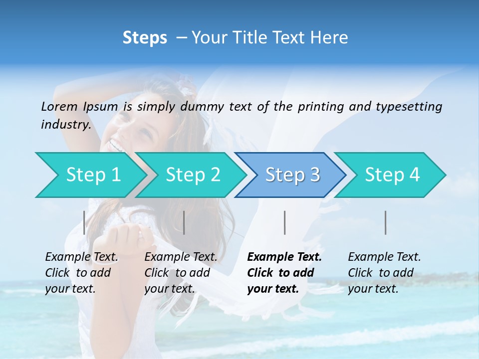 Wings Model Resort PowerPoint Template