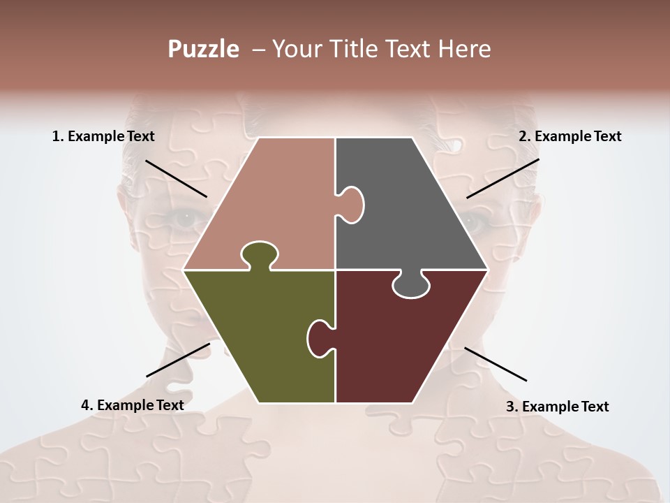 Female Effect Girl PowerPoint Template