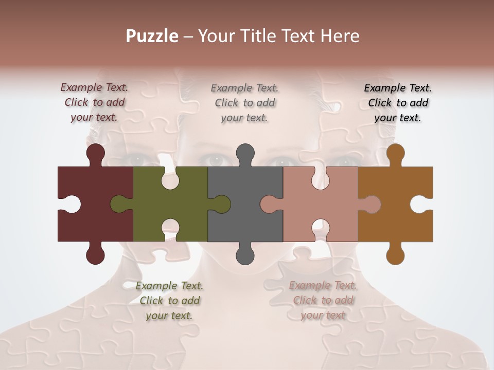 Female Effect Girl PowerPoint Template