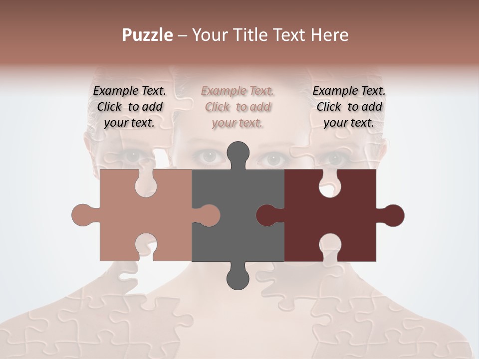 Female Effect Girl PowerPoint Template