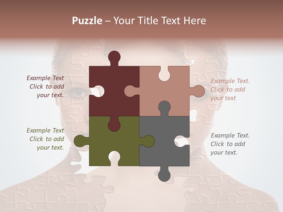 Female Effect Girl PowerPoint Template