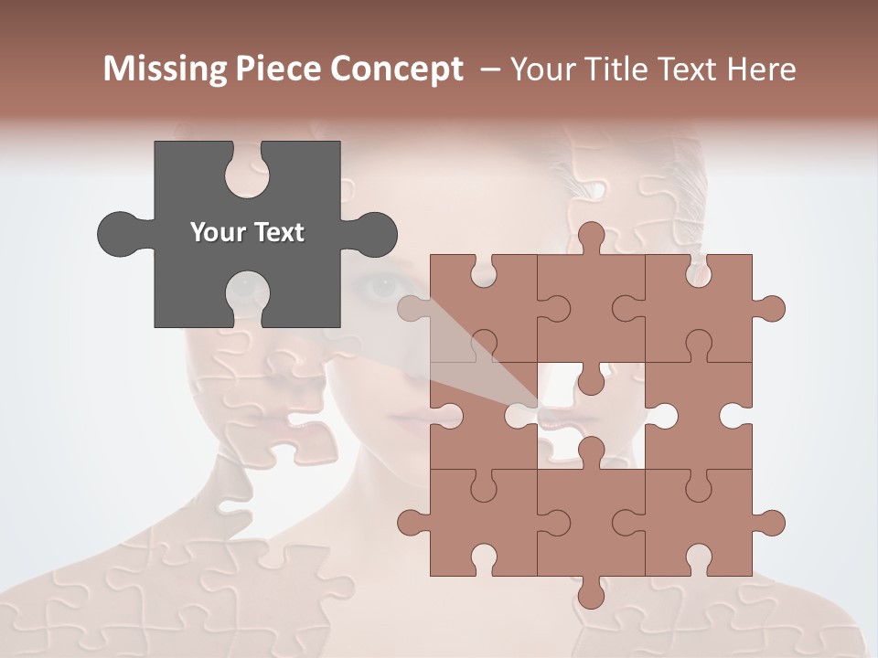 Female Effect Girl PowerPoint Template