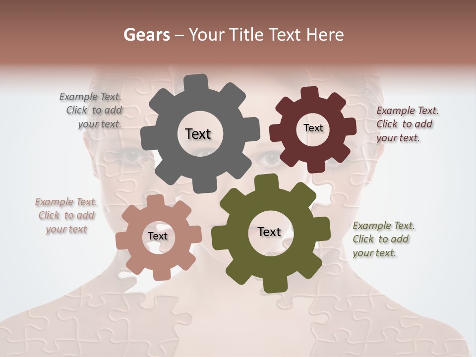 Female Effect Girl PowerPoint Template