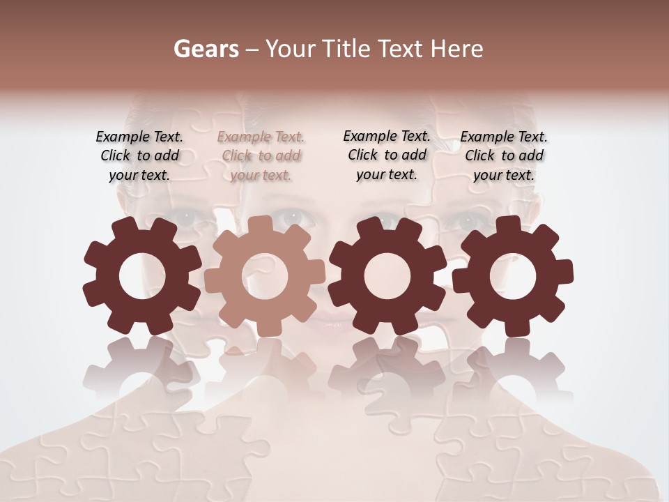 Female Effect Girl PowerPoint Template