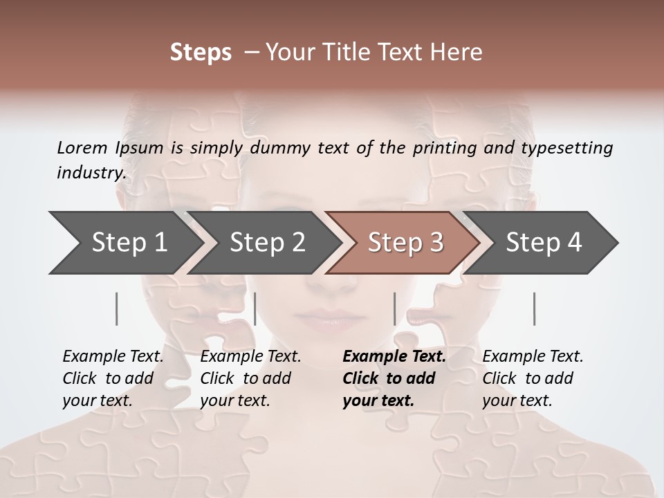 Female Effect Girl PowerPoint Template