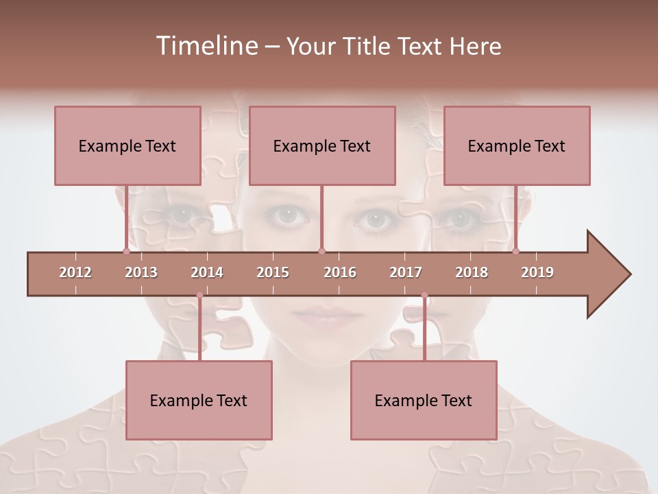 Female Effect Girl PowerPoint Template
