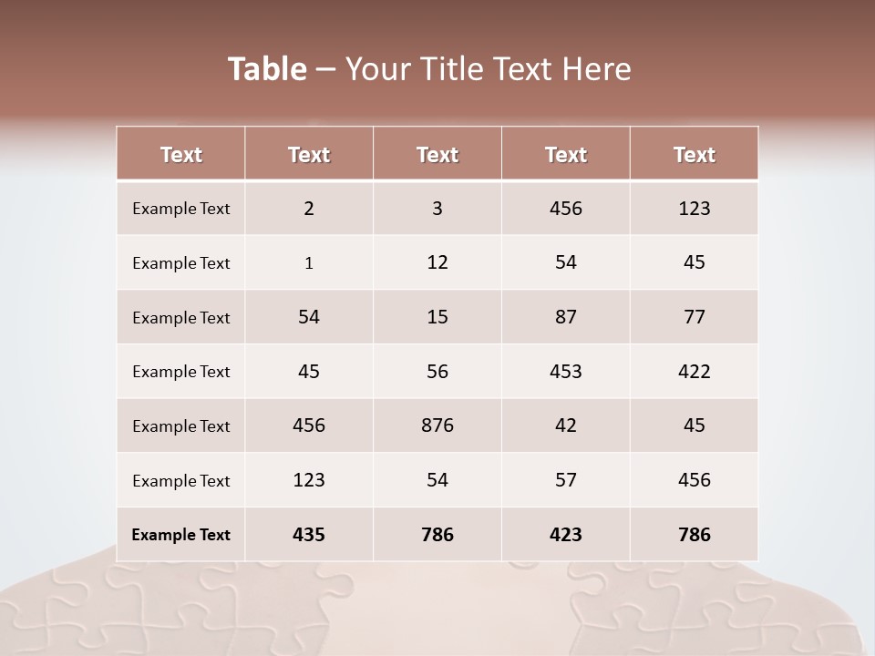 Female Effect Girl PowerPoint Template