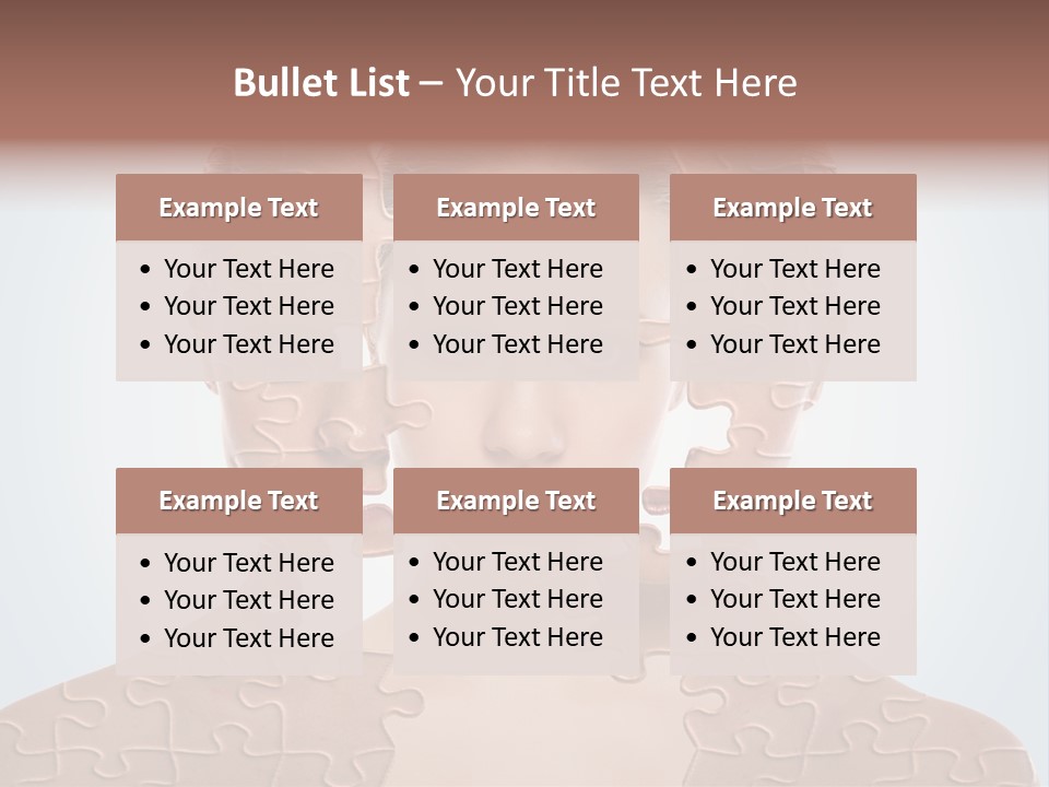 Female Effect Girl PowerPoint Template