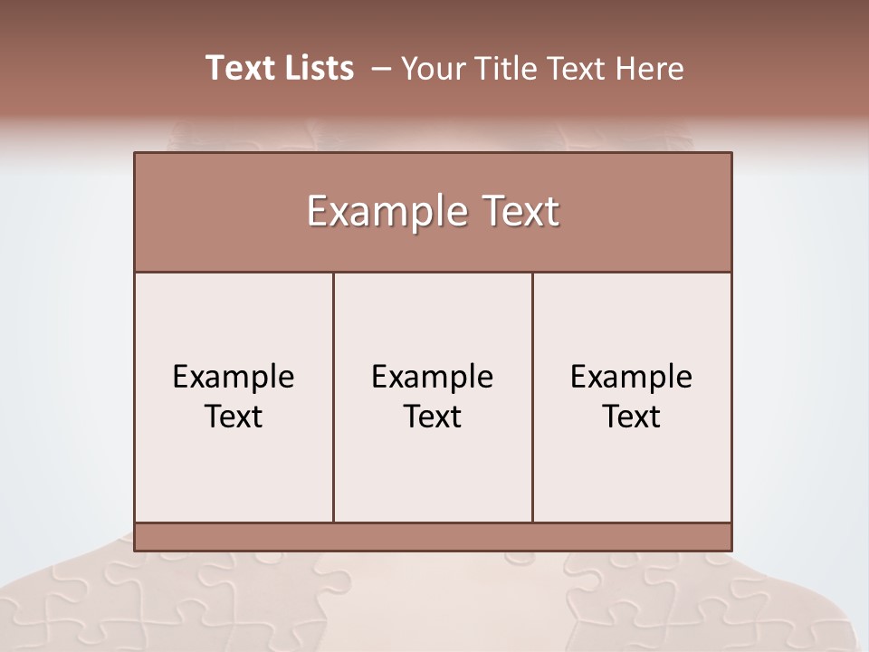 Female Effect Girl PowerPoint Template