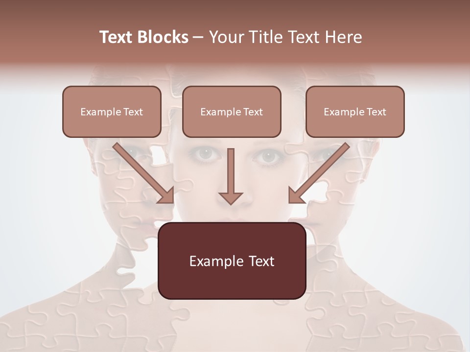 Female Effect Girl PowerPoint Template