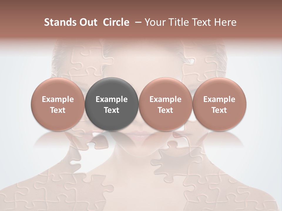 Female Effect Girl PowerPoint Template