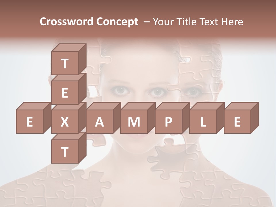 Female Effect Girl PowerPoint Template