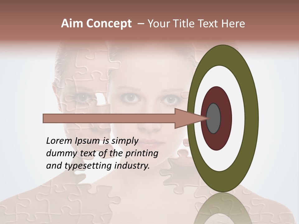 Female Effect Girl PowerPoint Template