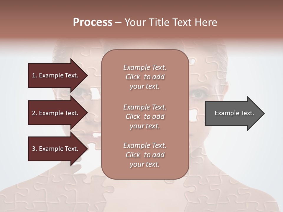 Female Effect Girl PowerPoint Template