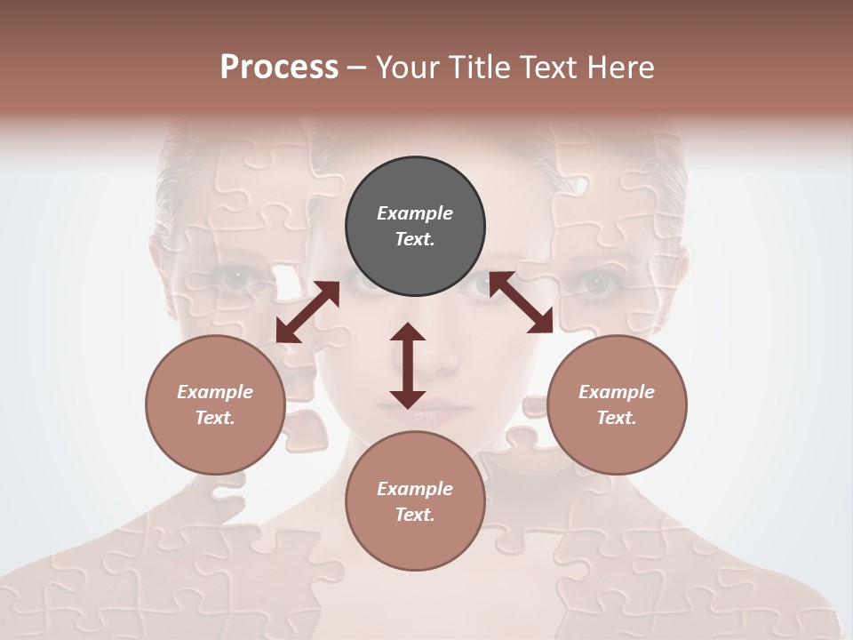 Female Effect Girl PowerPoint Template