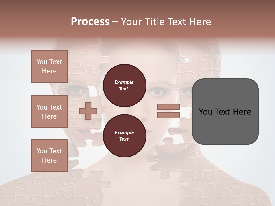 Female Effect Girl PowerPoint Template