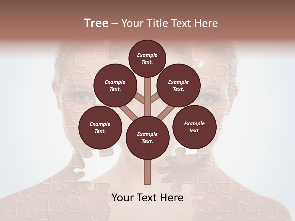 Female Effect Girl PowerPoint Template