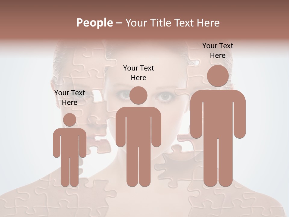 Female Effect Girl PowerPoint Template