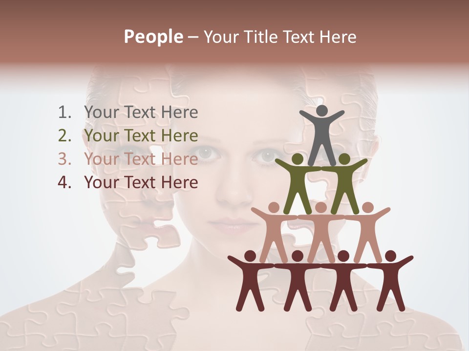 Female Effect Girl PowerPoint Template