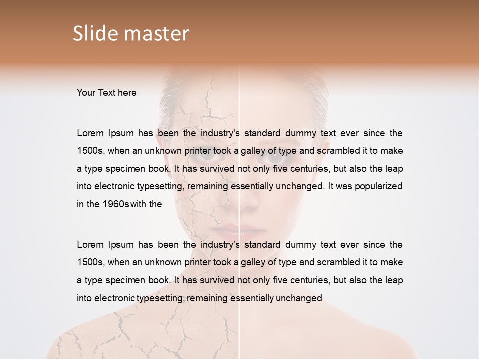 Background Caucasian Problem PowerPoint Template