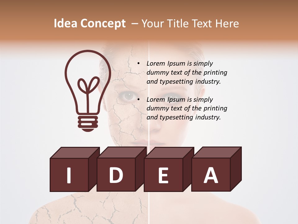 Background Caucasian Problem PowerPoint Template