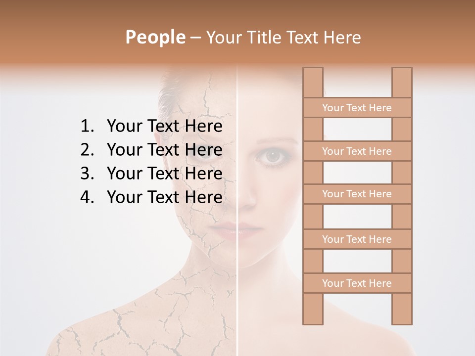 Background Caucasian Problem PowerPoint Template