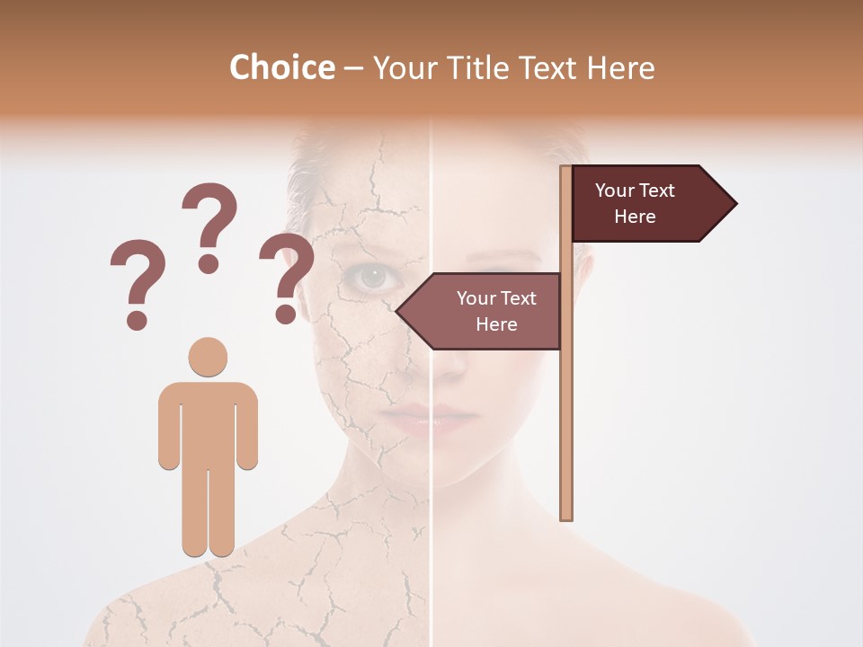 Background Caucasian Problem PowerPoint Template