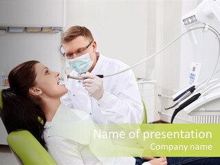 Girl Practitioner Patient PowerPoint Template