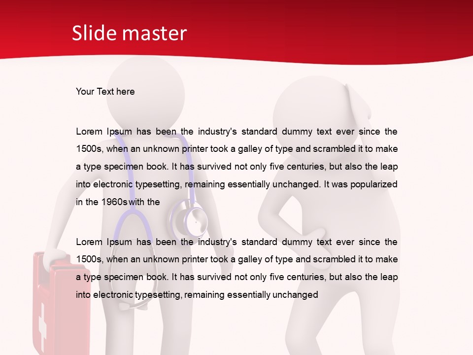 Healthcare Health Exam PowerPoint Template