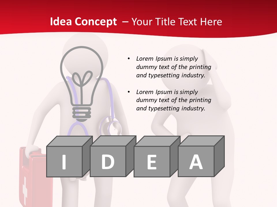 Healthcare Health Exam PowerPoint Template