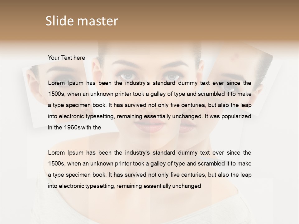 Care Carefree Purity PowerPoint Template