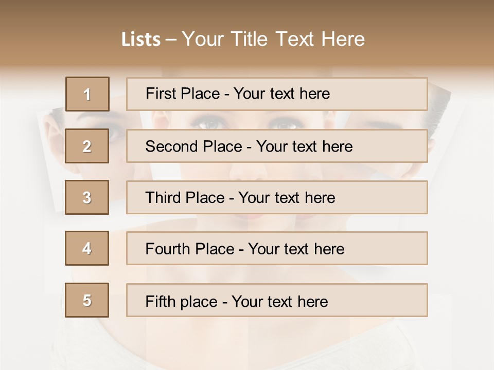 Care Carefree Purity PowerPoint Template