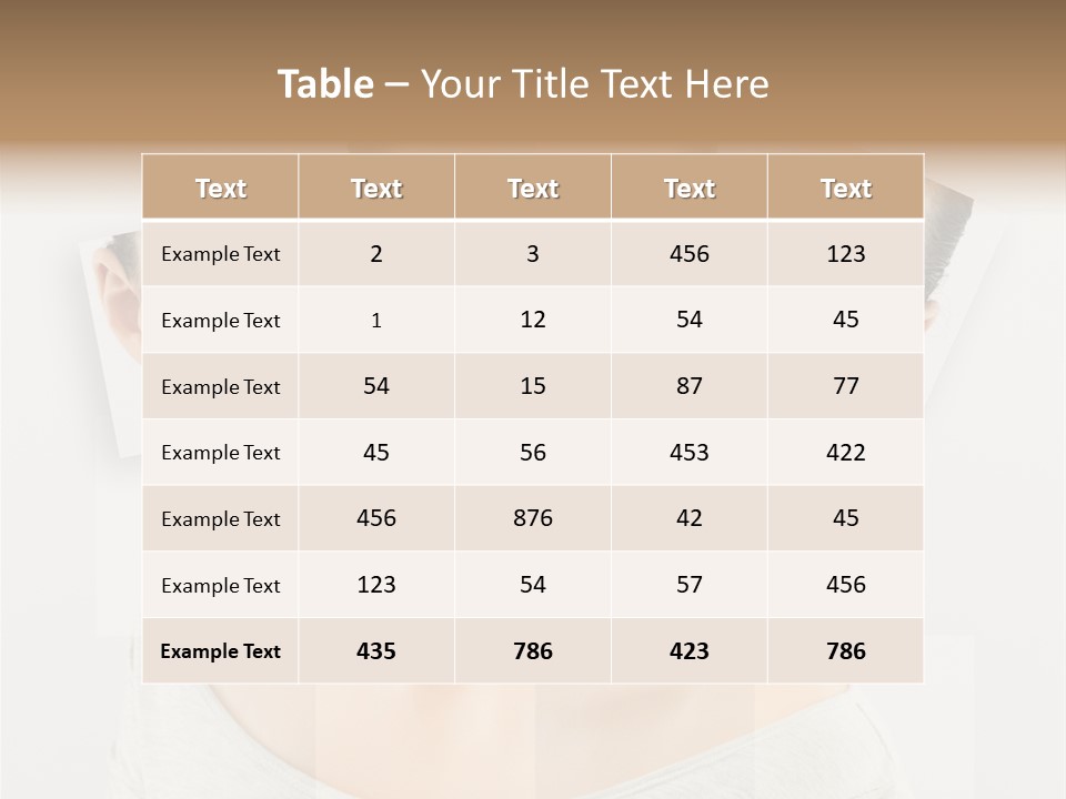 Care Carefree Purity PowerPoint Template