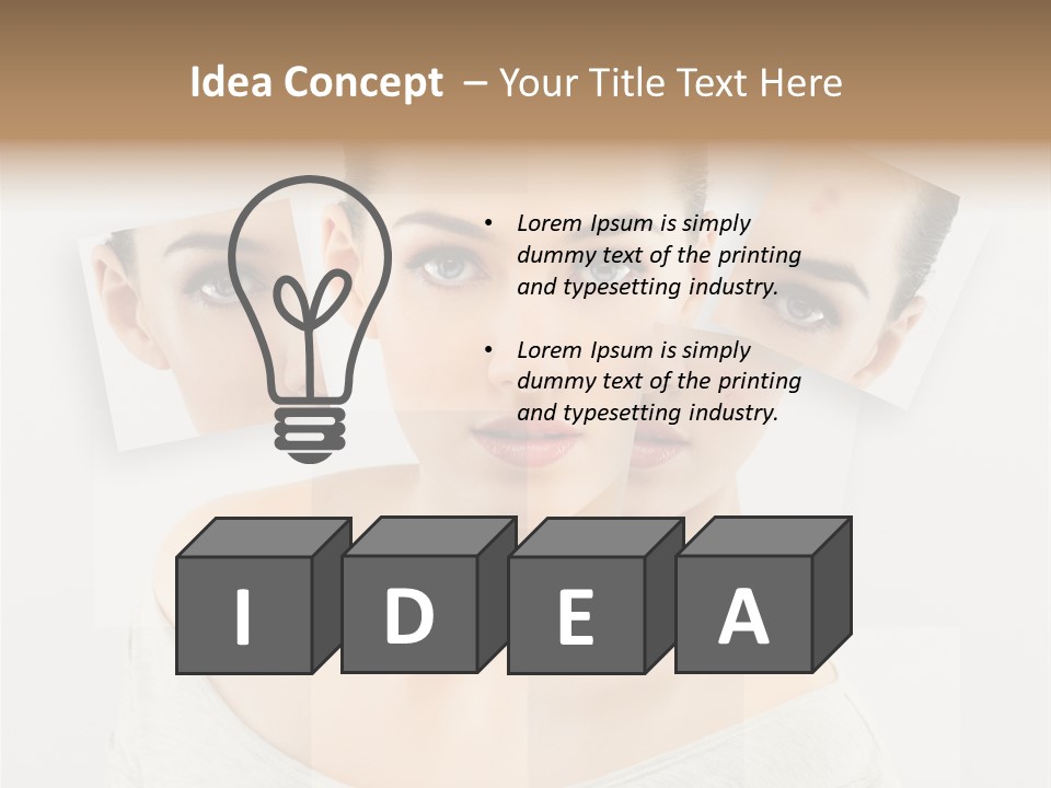 Care Carefree Purity PowerPoint Template