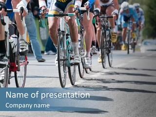 Man Competitor Group PowerPoint Template