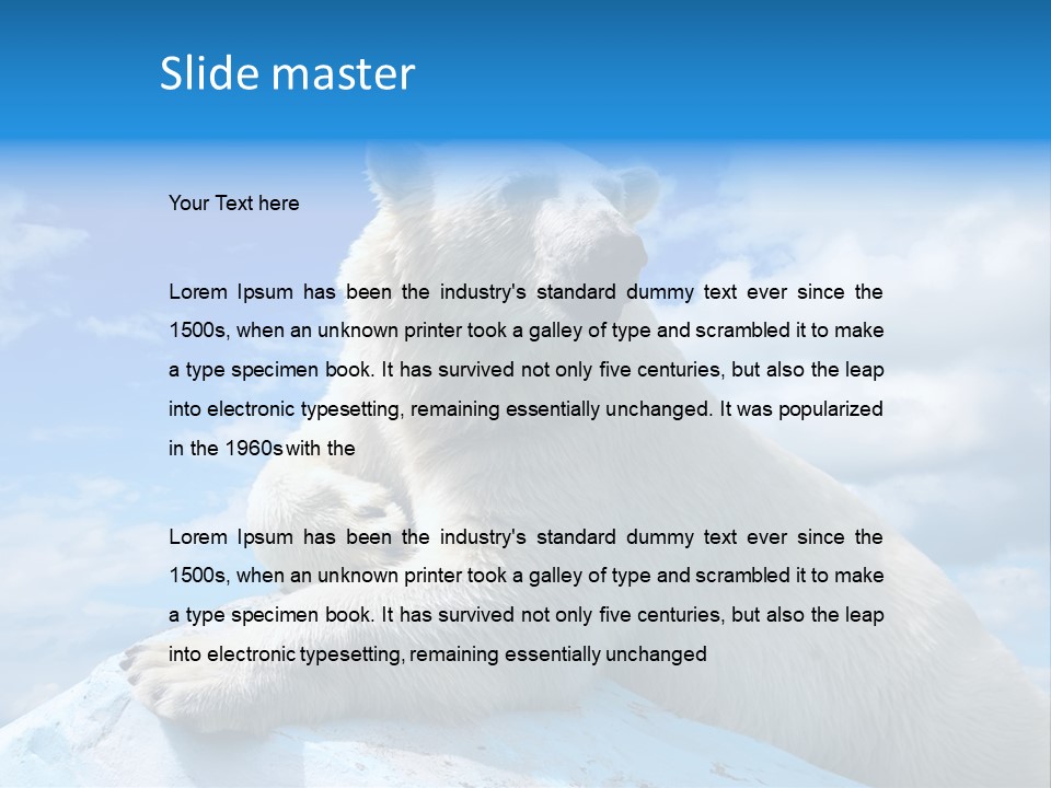 North Nature Mammal PowerPoint Template