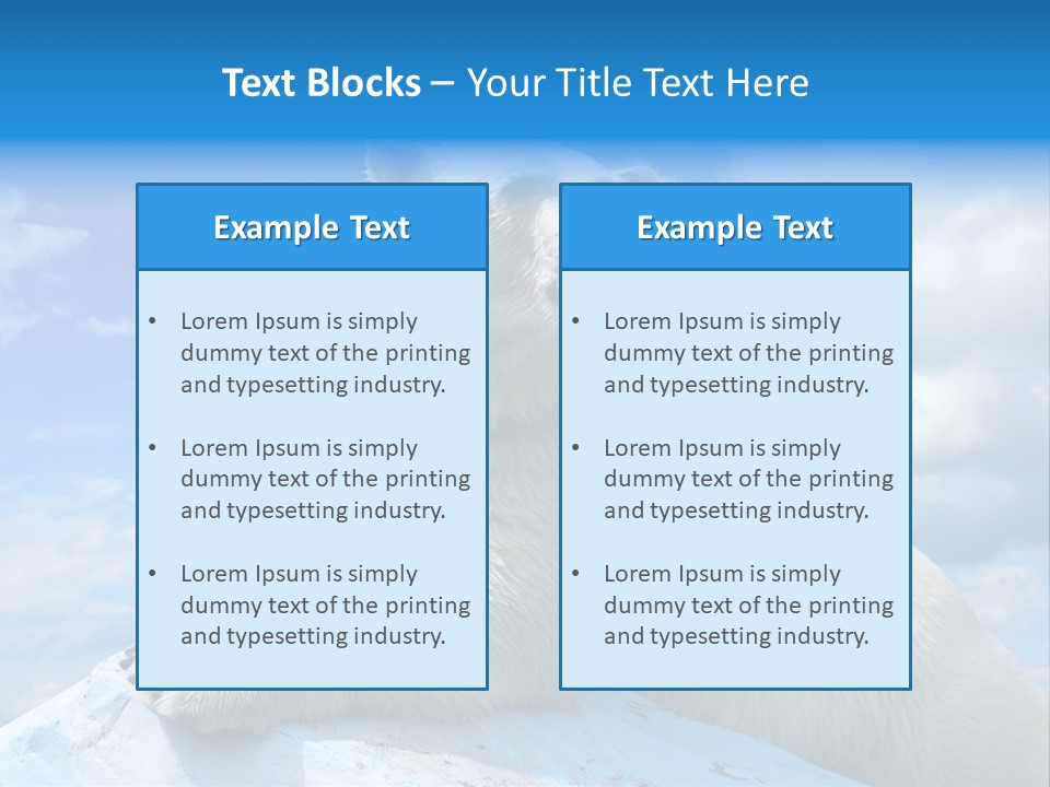 North Nature Mammal PowerPoint Template