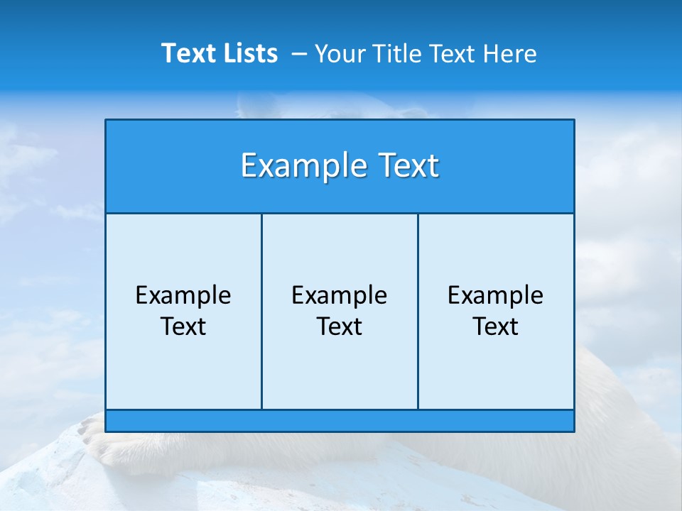 North Nature Mammal PowerPoint Template