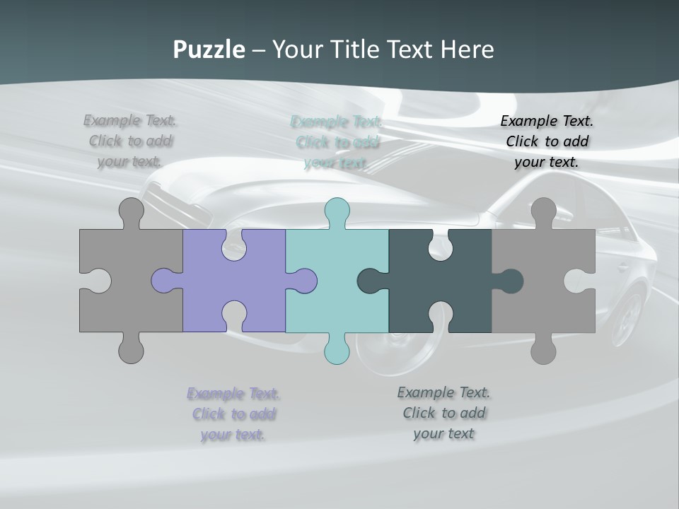 Transport Blur Concept Car PowerPoint Template