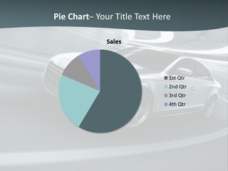 Transport Blur Concept Car PowerPoint Template