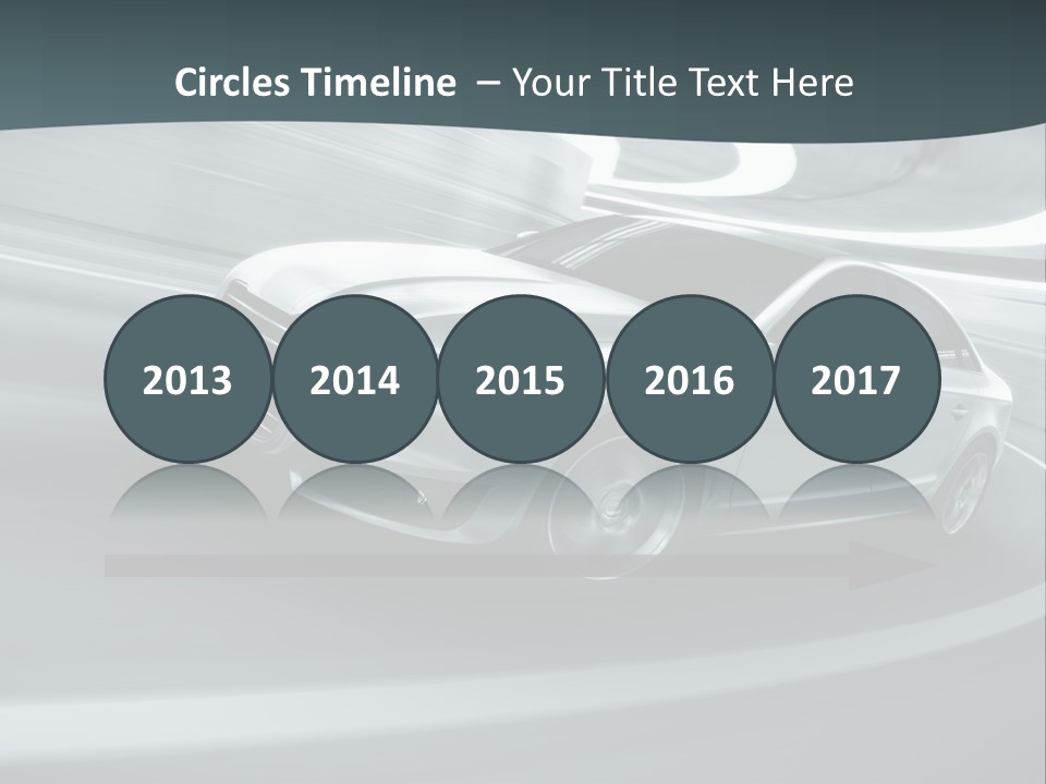 Transport Blur Concept Car PowerPoint Template