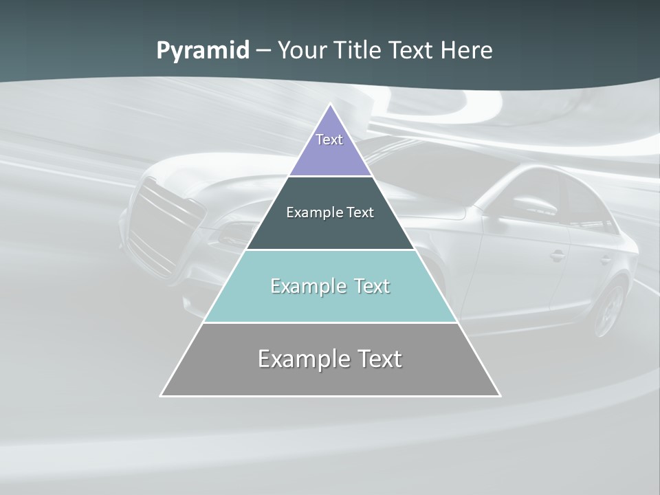 Transport Blur Concept Car PowerPoint Template