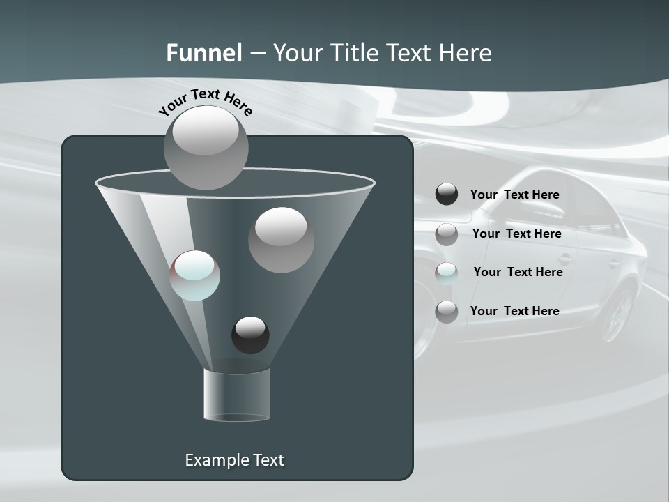 Transport Blur Concept Car PowerPoint Template